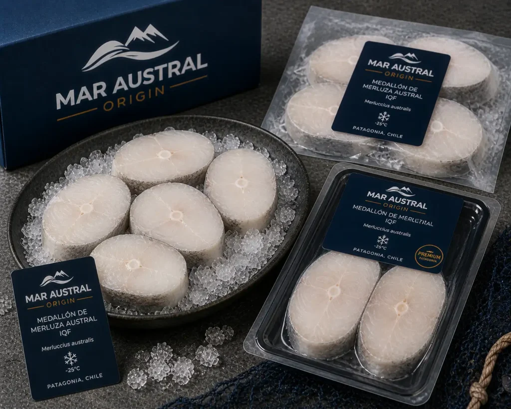 Medallón de merluza austral