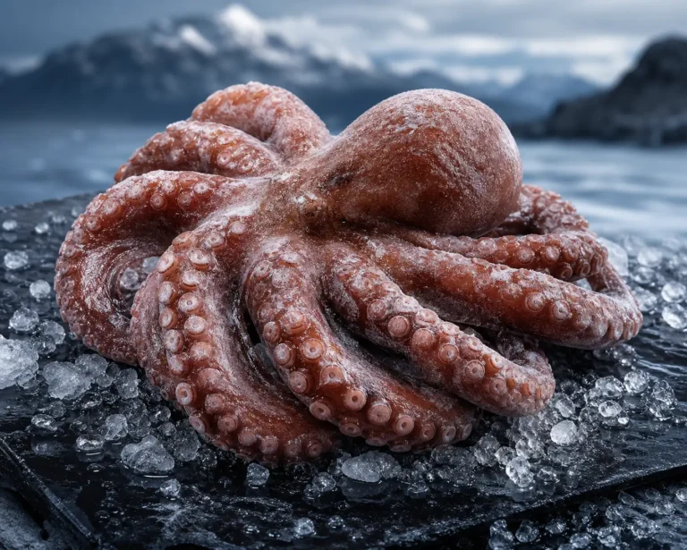 Pulpo entero congelado IQF