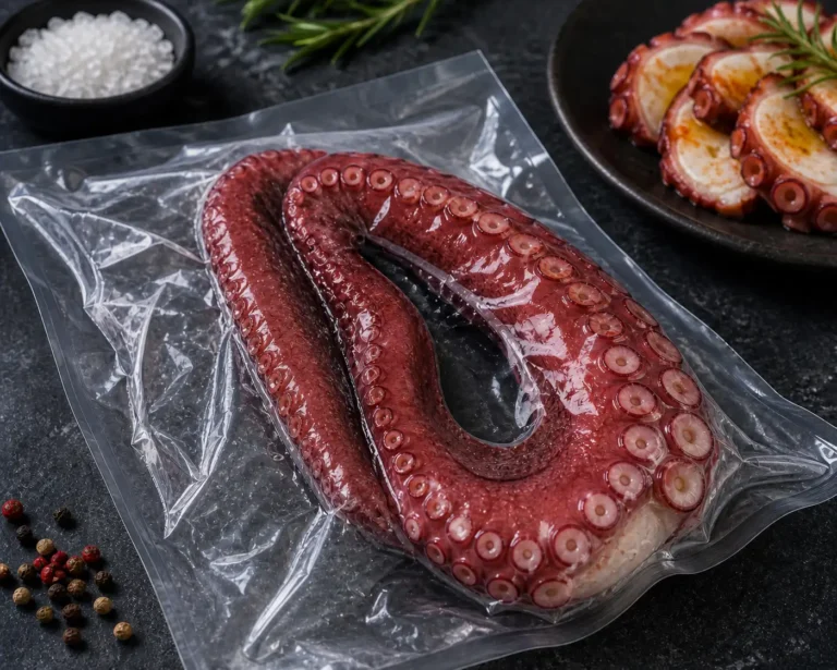 Tentáculo de pulpo cocido